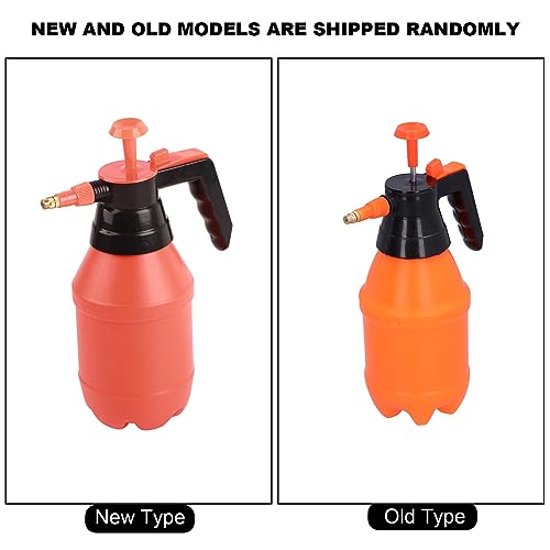 Pilipane Fogger Sprayers Hand Pressure Trigger Spray Bottle Adjustable Air Compression Watering Can with Rotating Copper Nozzle for Reptile Spray Humidifying Pot Plastic 1.5L 263g