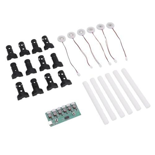 SUNGOOYUE Ultrasonic Mist Maker Circuit Board Humidifier Module Diy For Reptile Terrarium Plant Humidifying, Electronic Atomizer Driver 6 Plates (6 Heads) - color: 6 Heads
