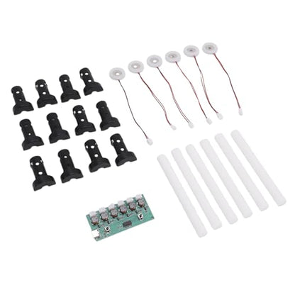 SUNGOOYUE Ultrasonic Mist Maker Circuit Board Humidifier Module Diy For Reptile Terrarium Plant Humidifying, Electronic Atomizer Driver 6 Plates (6 Heads) - color: 6 Heads