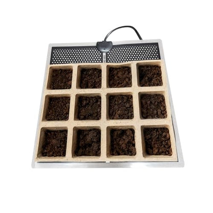Reptile Heat Pad,15x14cm Electric Waterproof Under Tank Heater | Spider Snake Aquarium Heating Pad | for Pets, Small Animals, Seedling, Plants, Lizard, Frogs