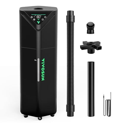 VIVOSUN AeroStream H19 Intelligent Environmental 19L Humidifier with Temp & Humidity Probe, Top Control Panel, Smart Remote Control, Designed Specifically for Use with Grow Tents - size: 19 L