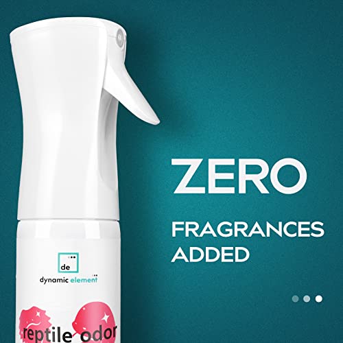 Reptile Tank Odor Eliminator Spray, Unscented, 9 Fl Oz | Mineral-Based, Protects Respiratory Health, No Harsh Chemicals, For Bearded Dragon, Turtle Tanks & Terrariums