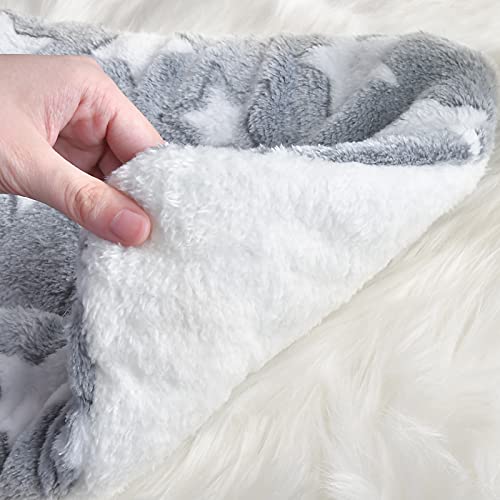 Small Animal Bed Mat, Soft & Warm, Suitable for Guinea Pig, Hamster, Rabbit, Rat and Bearded Dragon (XX-Large(19.7''x15.7''), Footprint White) - color: Footprint White, size: XX-Large(19.7''x15.7'')