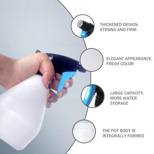 UPKOCH 3pcs 500ml Plastic Watering Cans Reptile Sprayer Set for Indoor Plants and Terrariums with Fine Mist Spray and Air Pressure Watering Tool