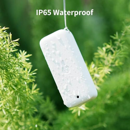 SwitchBot IP65 Indoor Outdoor Hygrometer Thermometer Wireless 3Packs, 394ft Bluetooth Range, Refrigerator Thermometer, Dewpoint/VPD/Absolute Humidity Sensor, 2-Year Battery Life, Free Data Storage