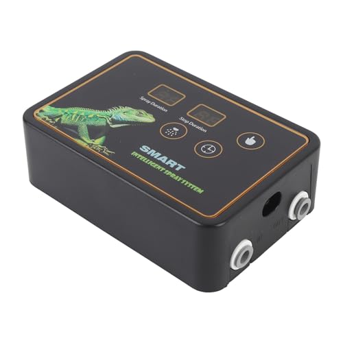 Sorandy Automatic Reptile with Timer, DC 5V Quiet Touch Control Reptile Humidifier Misting System Terrariums Humidifier with Timer 360° Adjustable Nozzles for Care (US Plug)