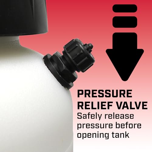 Chapin 26021XP Made in USA 2-Gallon Heavy-Duty Compression Sprayer for Professional Use, with 3 nozzles -one Brass, Pressure Relief Valve, Comfort Grip Handle, Translucent White - size: 2-Gallon