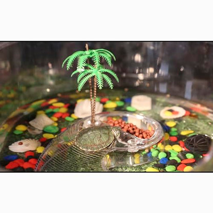 OMEM Portable Reptile House Terrarium Habitat Clear and Breathable (Small) - size: Small