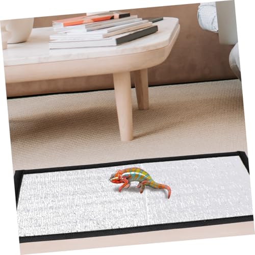LIOOBO Reflective Insulation Pad Film for Reptile Heating Pad Under Tank Heater Mat for Snakes Lizards Turtles
