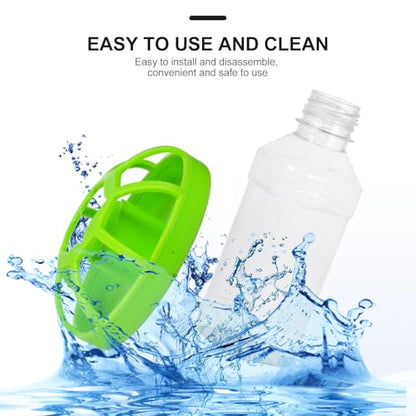 Toyvian Automatic Reptile Water Feeder Bowl with Reservoir for Turtle Lizard Snake Amphibian Drinking, Pet Terrarium Water Dispenser Accessory