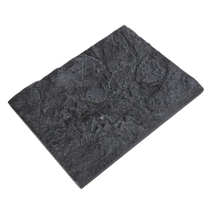 CHICIRIS 3D Reptile Background, Aquarium Background Foam Rock Wall Decor with 3D Textures for Fish Tank Reptile Tank Terrarium (E) - size: E