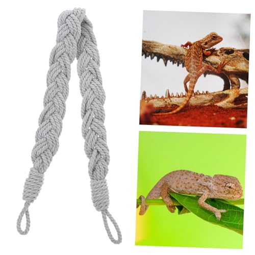 VICASKY Crab Climbing for Reptile Tanks Hanging Crab Rope Ladder and Vines Cute Animal Decor for Bearded Dragons and More for Terrariums and Gardens