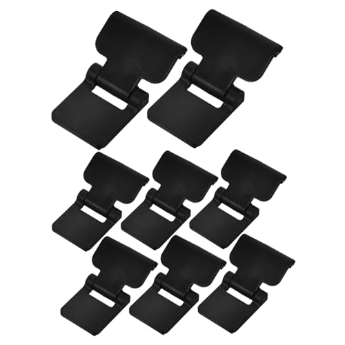 Milisten 8pcs Aquarium Lid Clips Non Locking Lock Support Holders for Rimless Aquariums for Reptile Terrariums and Aquatic Habitats Easy to Attach and Remove Stylish and Functional Design