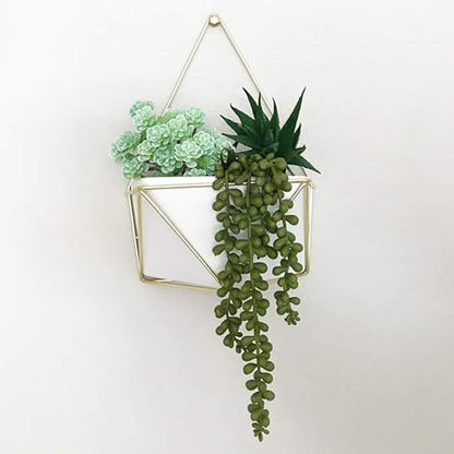 6pcs Artificial Fake String of Pearls Plant Faux Fake Hanging Succulents Plants (6, Green)
