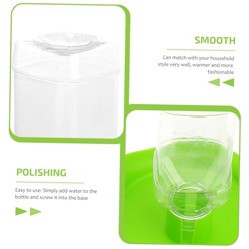 1Pc Reptile Automatic Water Feeder Basin Dual Function Pet Fountain for Tortoise Lizard Durable Water Bowl Food Plate Easy Reptile Terrariums