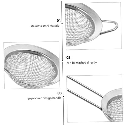 2PCS Stainless Steel Reptile Sand Shovel Lizard Litter Cleaner Fine Mesh for Substrate Sifting Suitable for Tortoise and Desert Lizard Waste Cleanup