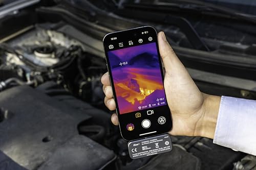 Fluke TC01B 25Hz - iSee Mobile Thermal Camera for iOS Smartphones, Temperature Range up to 1022°F | 25Hz, 256 x 192 Pixel Resolution, Temperature Range up to 1022F - style: iOS