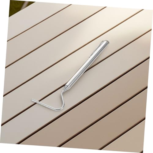 Totority Portable Stainless Steel Snake Hook and Retractable Reptile Handling Tool for Safe Snake Catching and Outdoor Adventures