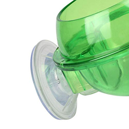 Suction Cup Reptile Feeder Reptile Feeding Food Bowl Escape Feeding Food Cricket Bowl Dish Gecko Ledge Suction Cup Water Dispenser Supplies for Gecko Lizard Bearded Dragon