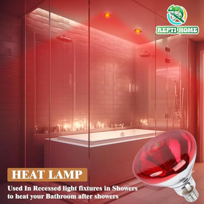 250W Red Heat Lamp Bulbs for Chicken,Infrared Flood Light Heat Lamp Bulb, Incandescent Light Heat Lamps for Chicks, Reptile, Pets, Par38 Glass E26 Base 2PCS - size: 250W 2PCS