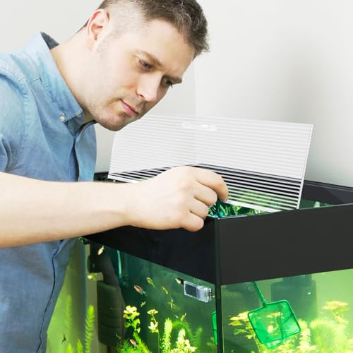 Sieral Aquarium Canopy Set Polycarbonate Greenhouse Panels 15.37 x 7.63 x 0.12 Inch for 5/10 Gallon Fish Tank Without Center Brace Aquariums Cover Fish Tank Lid, Clear - color: Clear, size: 16 x 8 Inch