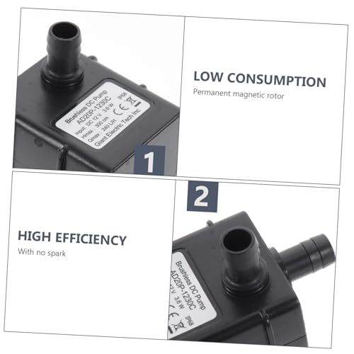 ORFOFE 3pcs Mini Submersible Water Pump Efficient for Aquariums Hydroponics and Pet Fountains h Quiet Compact Design