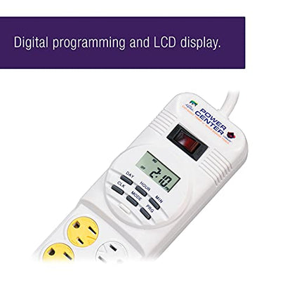Coralife Aquarium Fish Tank 8-Outlet 24/7 Digital Power Center Timer