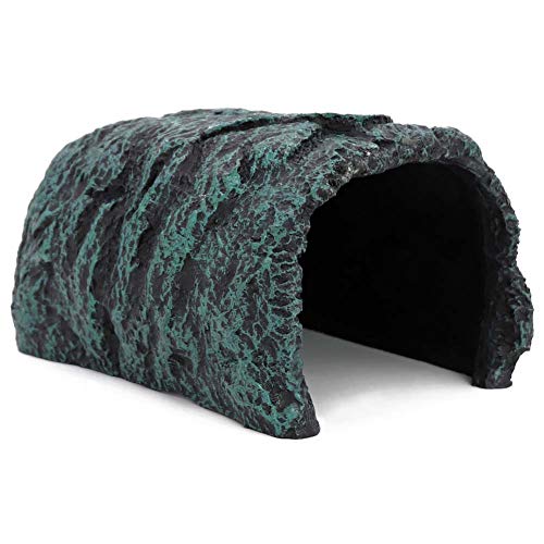 Reptile Rock Hideout Reptile Rock Hide Cave Reptile Hide Away Turtle Hideout for Bearded Dragon Tortoise Small Lizards Fish Amphibians