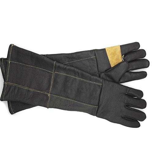 EUNOGO 23.7 inch Animal Handling Gloves Bite Proof,Multipurpose Pet Glove for Grabbing Reptile, Cat Dog Bird Falcon Livestock Snake