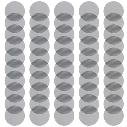 50Pcs Plant Pots Hole Mesh Pad - Flower Pot Mesh Mat Bonsai Gardening Grid Ceramic Drainage Hole Mesh Gray Circular 1 One Size