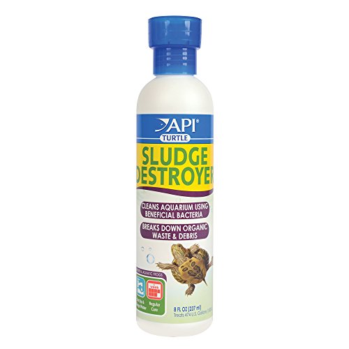 Fluker's 70131 Buffet Blend Aquatic Formula Turtle Food, 12oz and API Turtle Sludge Destroyer Aquarium Cleaner and Sludge Remover Treatment 8-Ounce Bottle Bundle