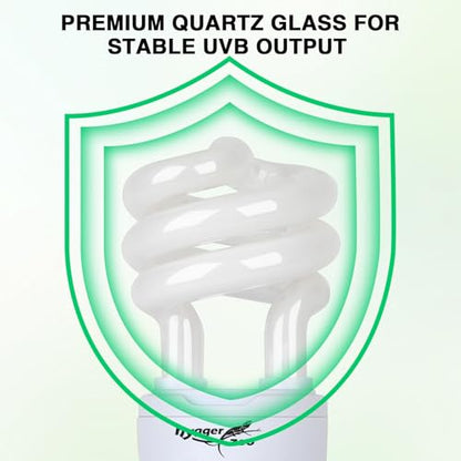 UVB Bulb 5.0 UVA UVB Reptile Light Bulb, 13W UVB Light for Reptiles UVB Lamp for Turtle Frog Snake Chameleon Ball Python Iguana Tank - size: 5.0 13W