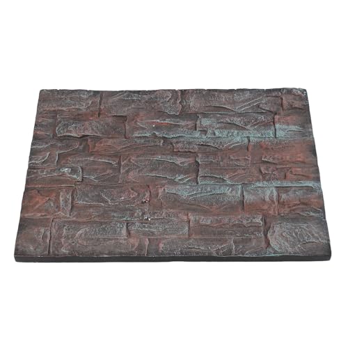 CHICIRIS 3D Reptile Background, Aquarium Background Foam Rock Wall Decor with 3D Textures for Fish Tank Reptile Tank Terrarium (D) - size: D