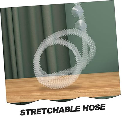 INOOMP Reptile Humidifier Extension Tube 16.33 in Flexible Hose with Suction Cups Humidifier Replacement Hose for Terrarium Vivarium Reptile Mister Accessories
