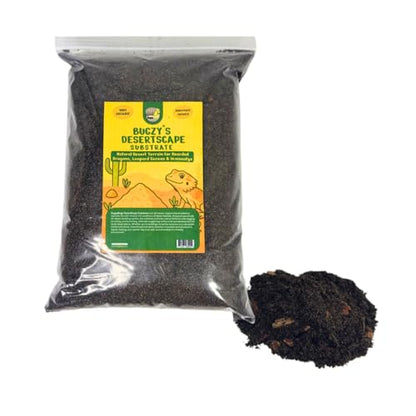 Isocare Premium DesertScape Substrate All-Natural Soil Bedding & Bioactive Terrarium Vivarium Mix (4 Quart)