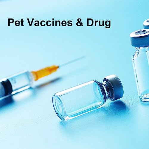5 Pack 10ml Plastic Syringe with Needle, Syringe for Liquid, Oral, Scientific Labs, Measurement, Dispensing, Feeding Pets, Oil or Glue Applicator, Individually Wrapped (10 ML)