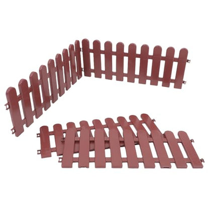 4pcs Tortoise Enclosure Garden Fence Plastic Lawn Fence 50x20cm Outdoor Pet Barrier Playpen Plant Borders Turtle Supplies