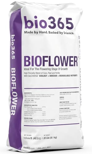BIOFLOWER - 1.5cu ft - Bag - Blend of Fine Coir, Coarse Peat, & Super Coarse Perlite - color: BIOFLOWER, size: 1.5 Cubic Feet