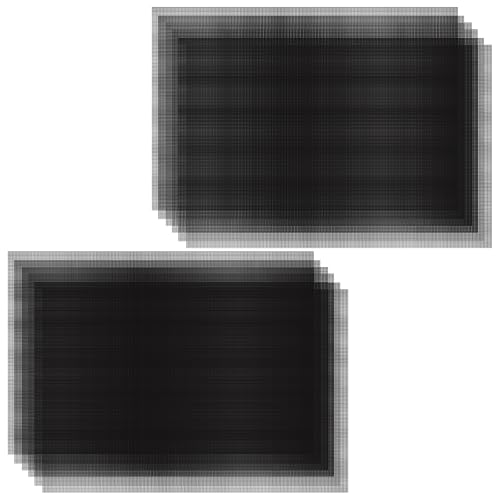 30pcs Terrarium Mesh,11.8 X 7.8 in Bonsai Mesh Screen for Plants | Plastic Flower Pot Hole Mesh Pad for Drainage Bonsai Terrarium Keep Soil From Flowing Away (Black)