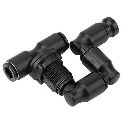 Reptiles Fogger Mist Sprinkler, 360°Adjustable Double Head Reptiles Fogger Mist Sprinkler for Rainforest Amphibians Plants Flowers