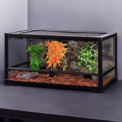 Artificial 12-Inch Climbing Vines for Reptiles, 3-Pack with Suction Cups, Perfect Decor for Terrariums and Reptile Tanks