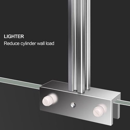 Luocute Reptile Lamp Stand, Adjustable Aluminum Alloy Hanging Light Holder, for Tank Aquarium Terrarium Bearded Dragon Snake