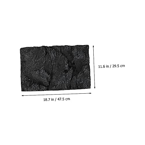 3D Rock Background Panel for Aquarium and Reptile Tanks Waterproof Fish Tank Decoration 45x28cm Realistic Aquarium Background Board