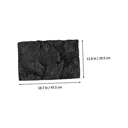 3D Rock Background Panel for Aquarium and Reptile Tanks Waterproof Fish Tank Decoration 45x28cm Realistic Aquarium Background Board