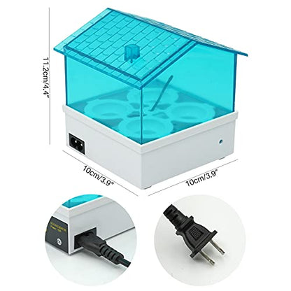 4 Egg Incubator, Incubators for Hatching Eggs, Mini House with Automatic Humidity Control Digital Professional for Hatching Duck Bird Quail Eggs
