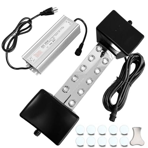 Ultrasonic Fogger 10 Head Ultrasonic Mist Maker,7000ml/H，350W Mist Maker Fogger,10 Head Ultrasonic Fogger Mist Maker,10 Head Ultrasonic Mist Maker fogger Ultrasonic Mister Fogger 10 Head Fogger - color: 10 Head Ultrasonic Fogger