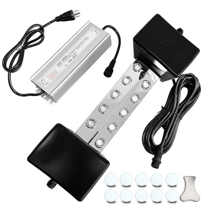 Ultrasonic Fogger 10 Head Ultrasonic Mist Maker,7000ml/H，350W Mist Maker Fogger,10 Head Ultrasonic Fogger Mist Maker,10 Head Ultrasonic Mist Maker fogger Ultrasonic Mister Fogger 10 Head Fogger - color: 10 Head Ultrasonic Fogger