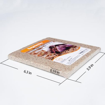 Natural Premium Sphagnum Moss Fiber Substrate for Hermit Crab, Ideal Accessories for Hermit Crab Tanks, Great for Mixing with Hermit Crab Sand - size: 2QT