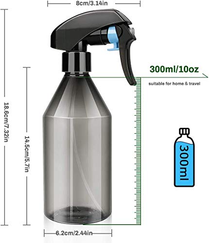 AORAKI Plant Mister Water Spray Bottle - Fine Mist Spray Bottle for Flowers, Plants, Gardening, Cleaning Solutions - 10oz, Plastic - style: 1 Pack