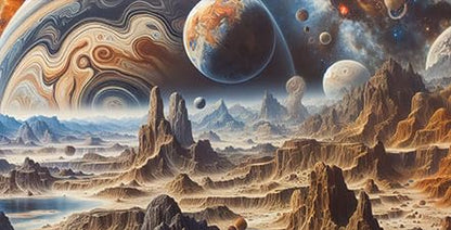 24X16IN Cosmic Spaceterrarium Background, Cool Parallel Space Themed Aquarium Reptile Habitat Background, Aquarium Background with 10EVA Double-Sided Tape - color: space02, size: 24X16in/60X40cm